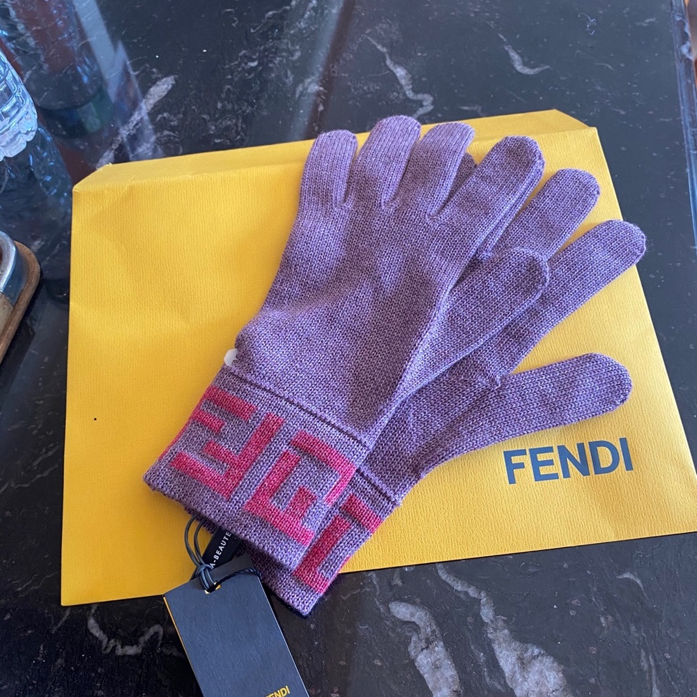 Fendi gloves